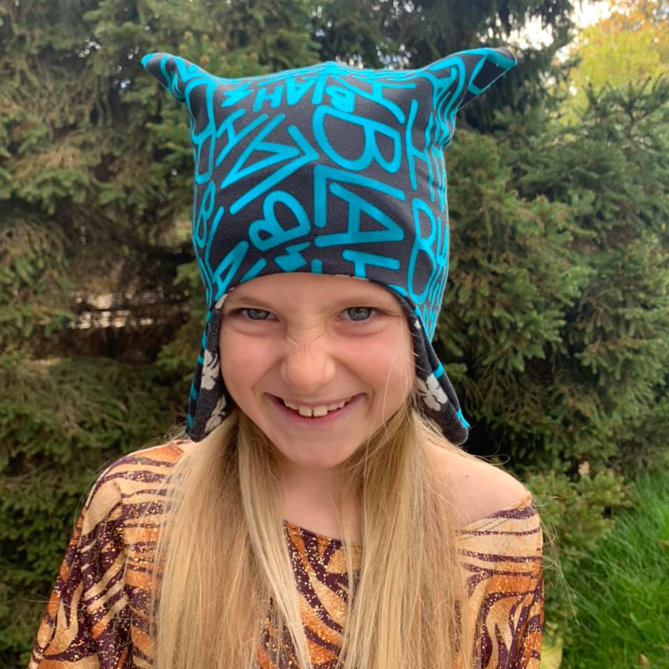 Snuggle Hat strl 0 mån-12 år PDF-mönster