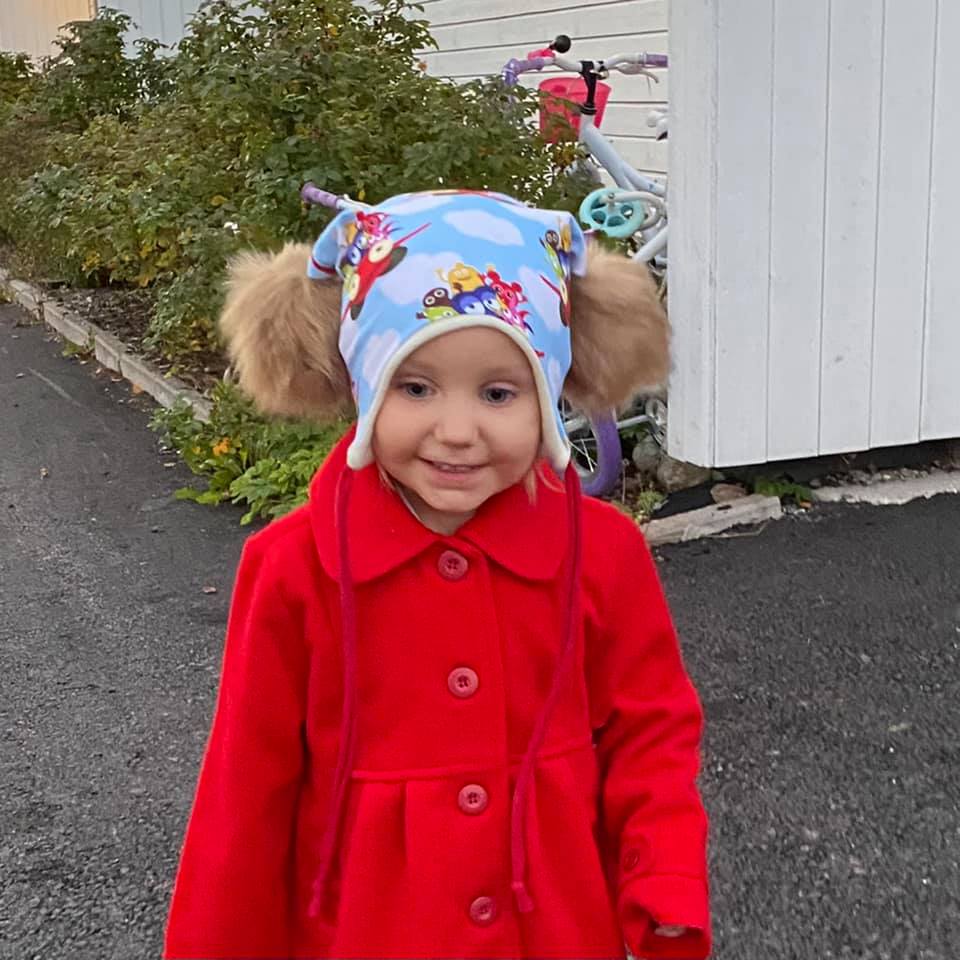 Snuggle Hat strl 0 mån-12 år PDF-mönster