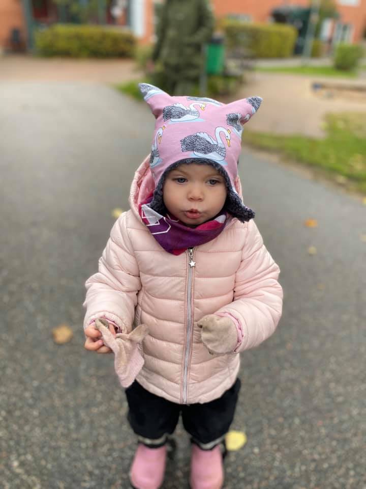 Snuggle Hat strl 0 mån-12 år PDF-mönster