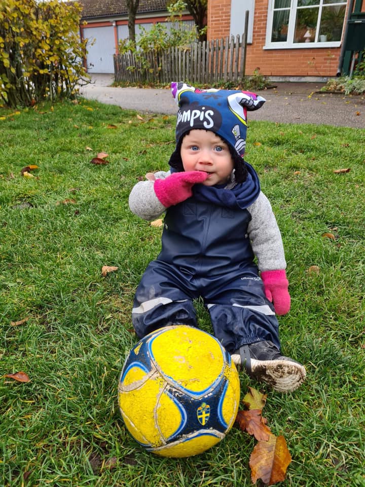 Snuggle Hat strl 0 mån-12 år PDF-mönster