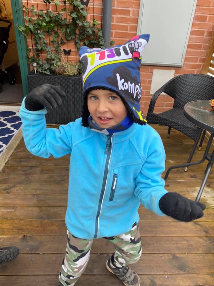 Snuggle Hat strl 0 mån-12 år PDF-mönster