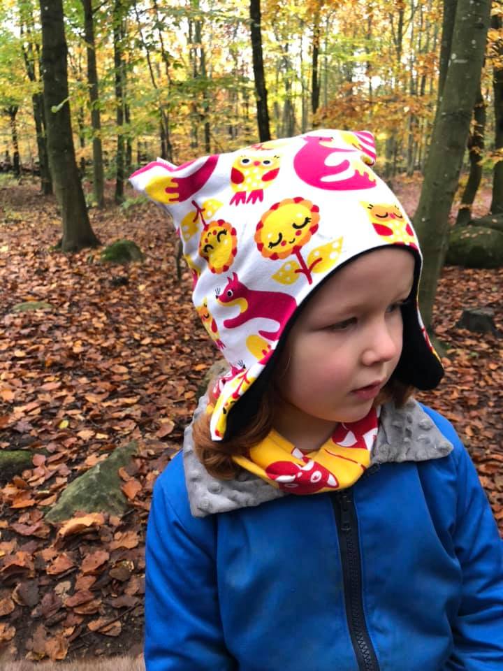 Snuggle Hat strl 0 mån-12 år PDF-mönster