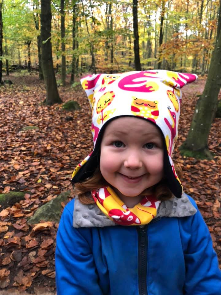 Snuggle Hat strl 0 mån-12 år PDF-mönster