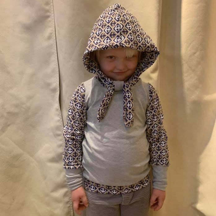 Sunshine Shirt Knytluva Addon Strl 62-170 PDF-mönster