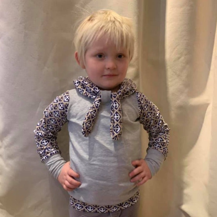 Sunshine Shirt Knytluva Addon Strl 62-170 PDF-mönster