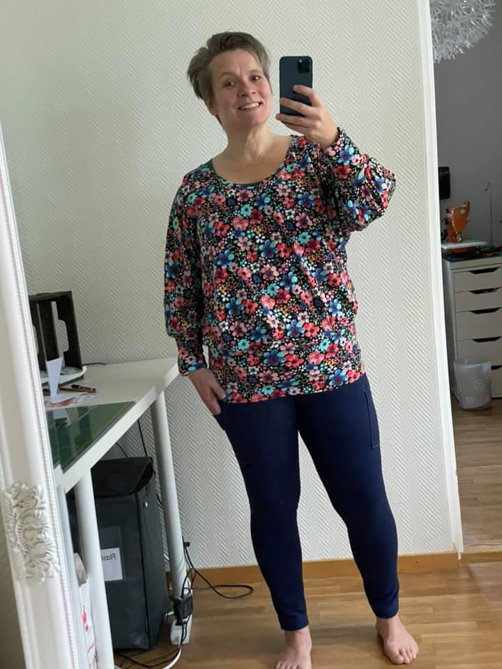 Wing Woman Strl 34-56 PDF-mönster