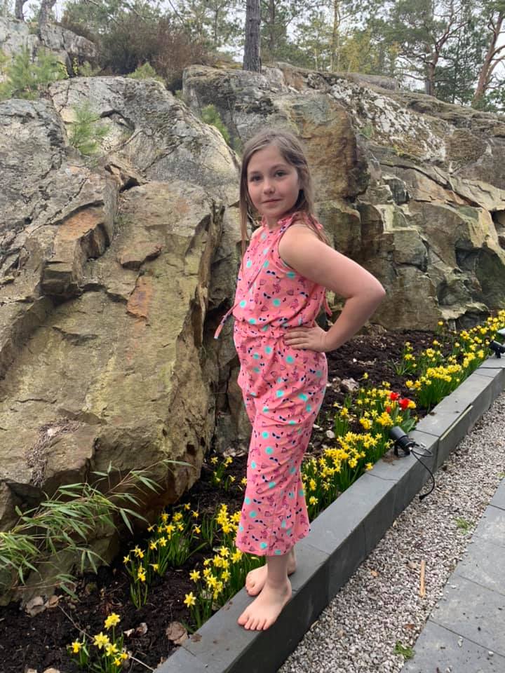 Lilla E Cutie Jumpsuit Strl 92-164 PDF-mönster