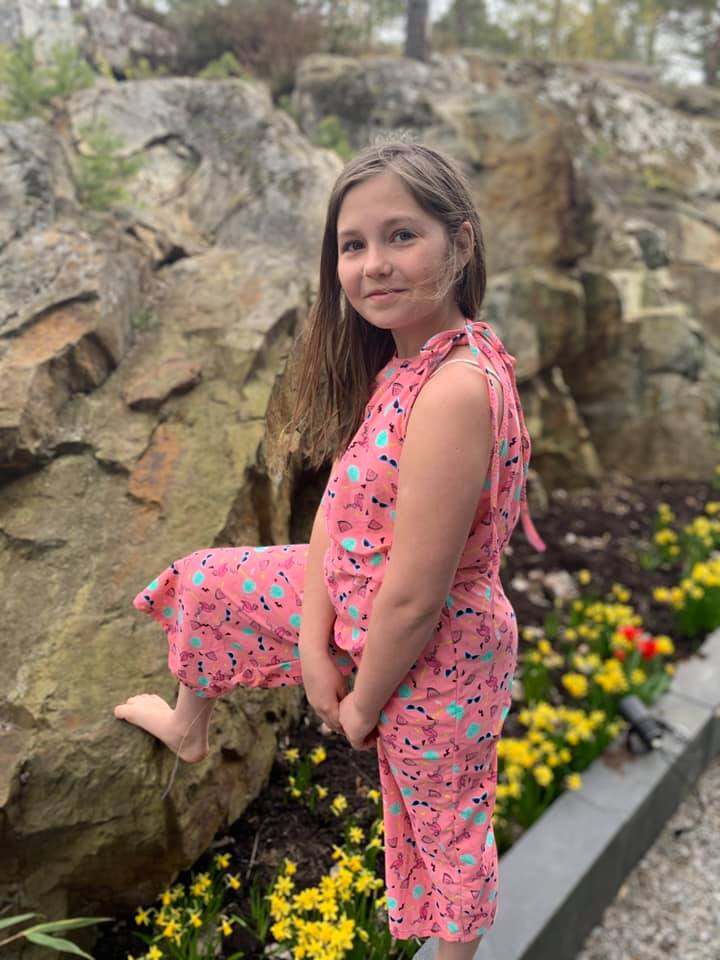 Lilla E Cutie Jumpsuit Strl 92-164 PDF-mönster