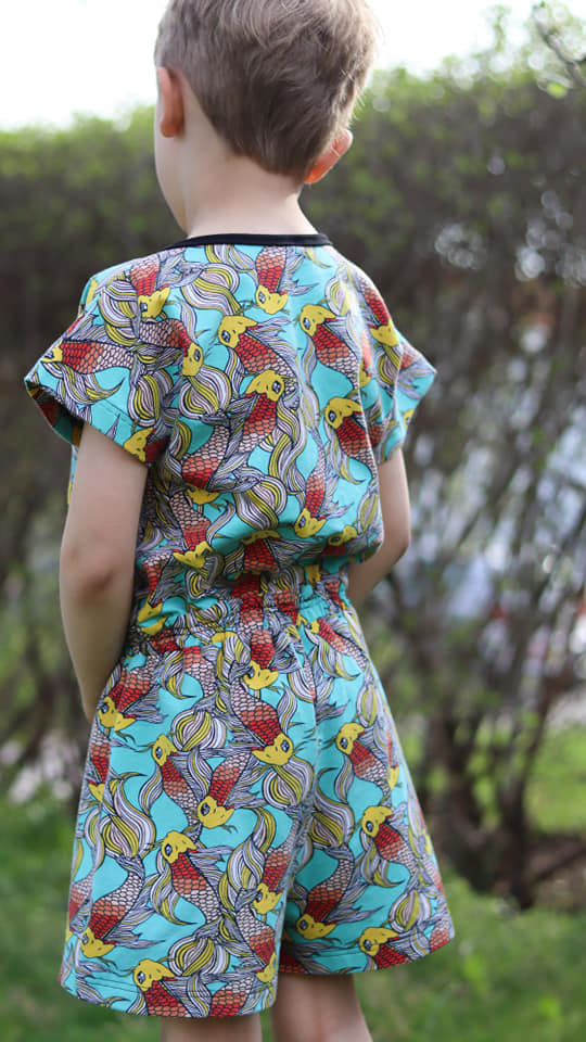 Lilla E Cutie Jumpsuit Strl 92-164 PDF-mönster