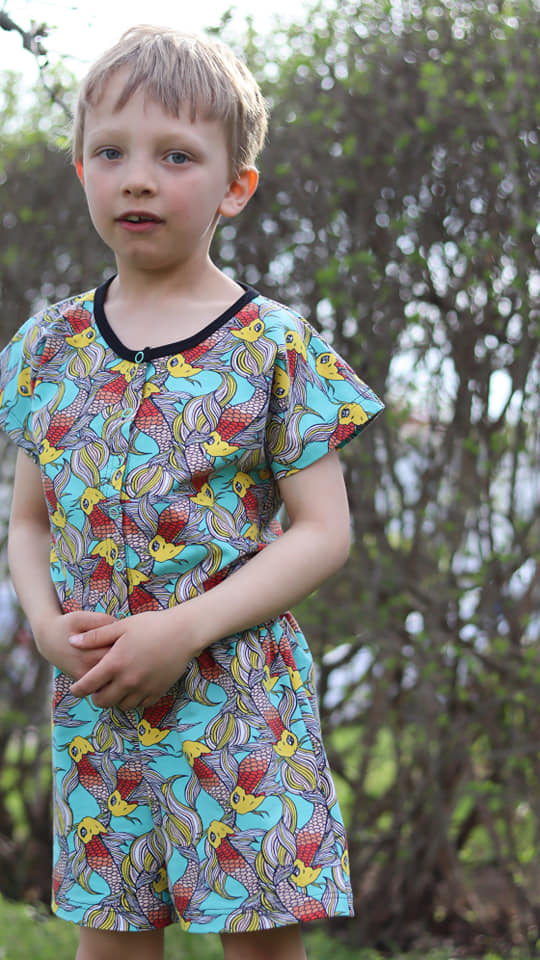 Lilla E Cutie Jumpsuit Strl 92-164 PDF-mönster