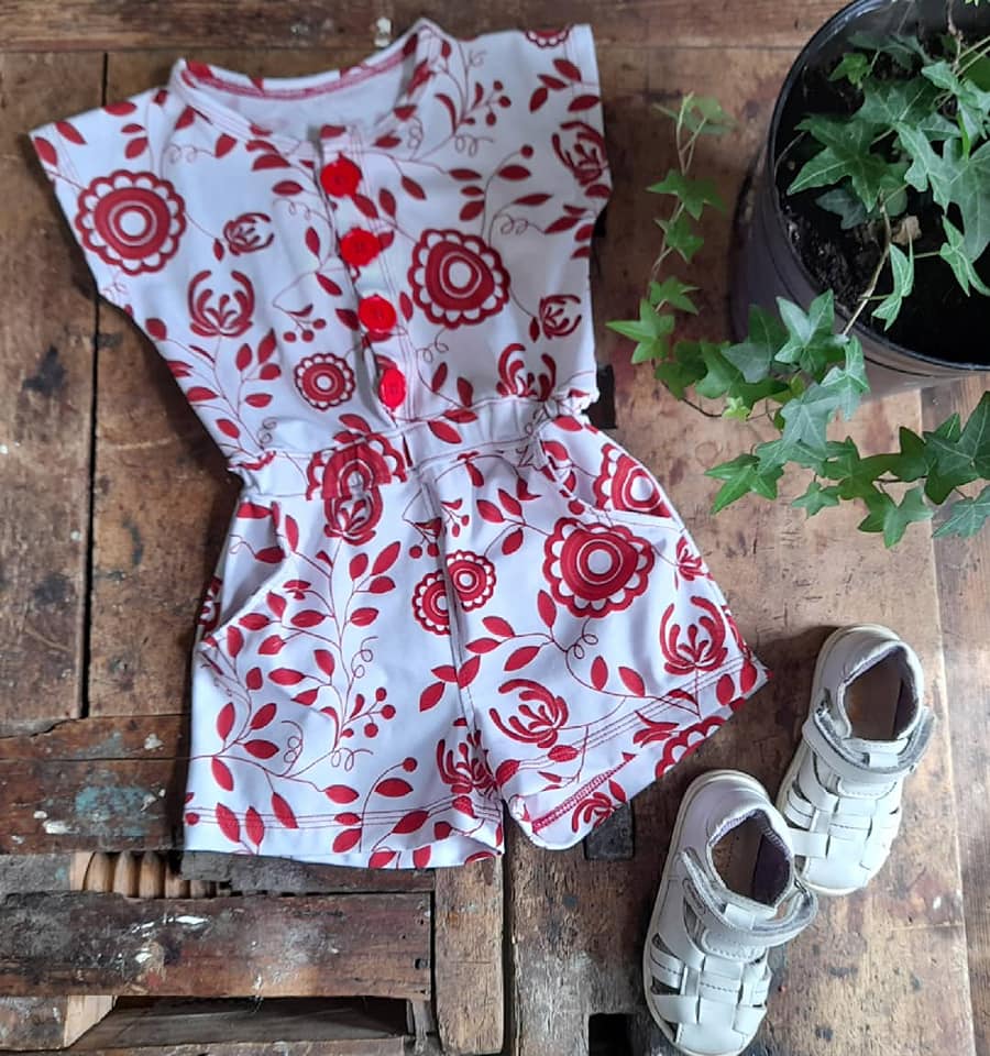 Lilla E Cutie Jumpsuit Strl 92-164 PDF-mönster