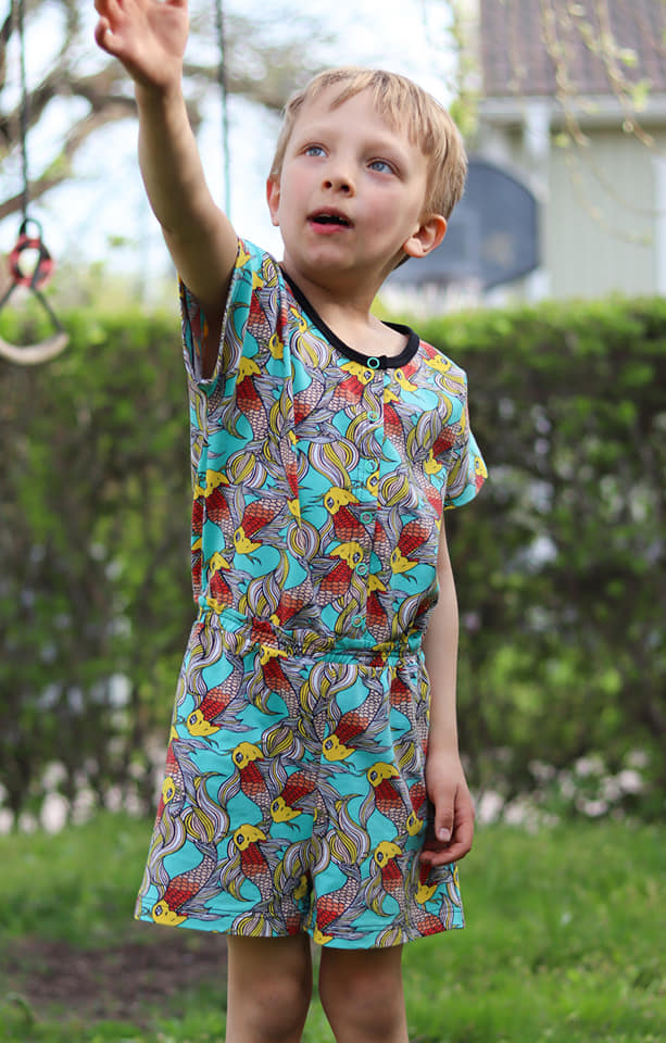 Lilla E Cutie Jumpsuit Strl 92-164 PDF-mönster