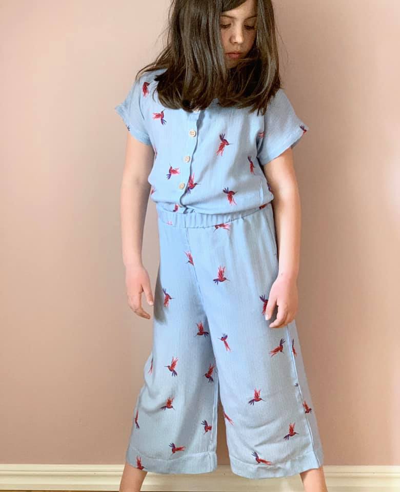 Lilla E Cutie Jumpsuit Strl 92-164 PDF-mönster