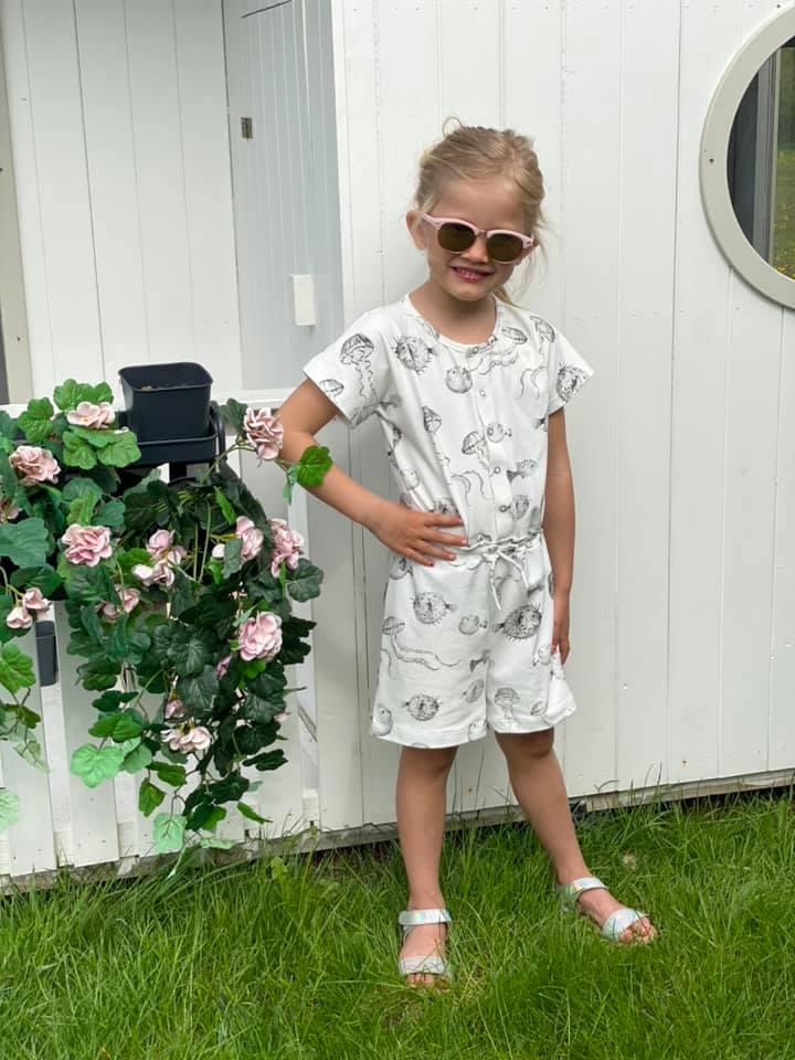 Lilla E Cutie Jumpsuit Strl 92-164 PDF-mönster