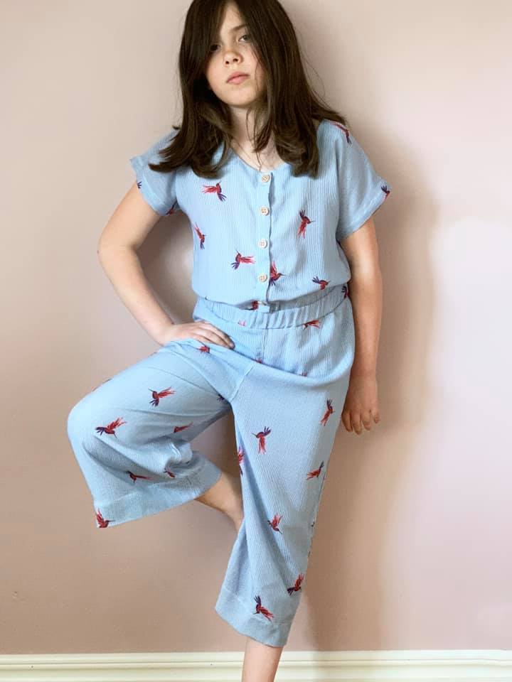 Lilla E Cutie Jumpsuit Strl 92-164 PDF-mönster