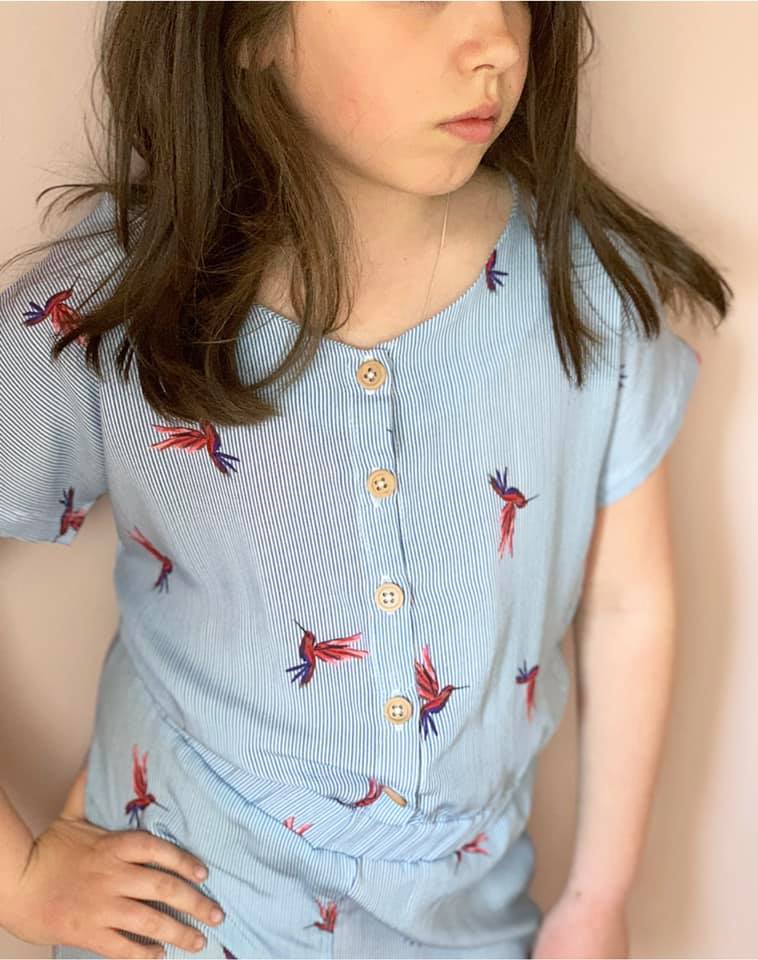 Lilla E Cutie Jumpsuit Strl 92-164 PDF-mönster