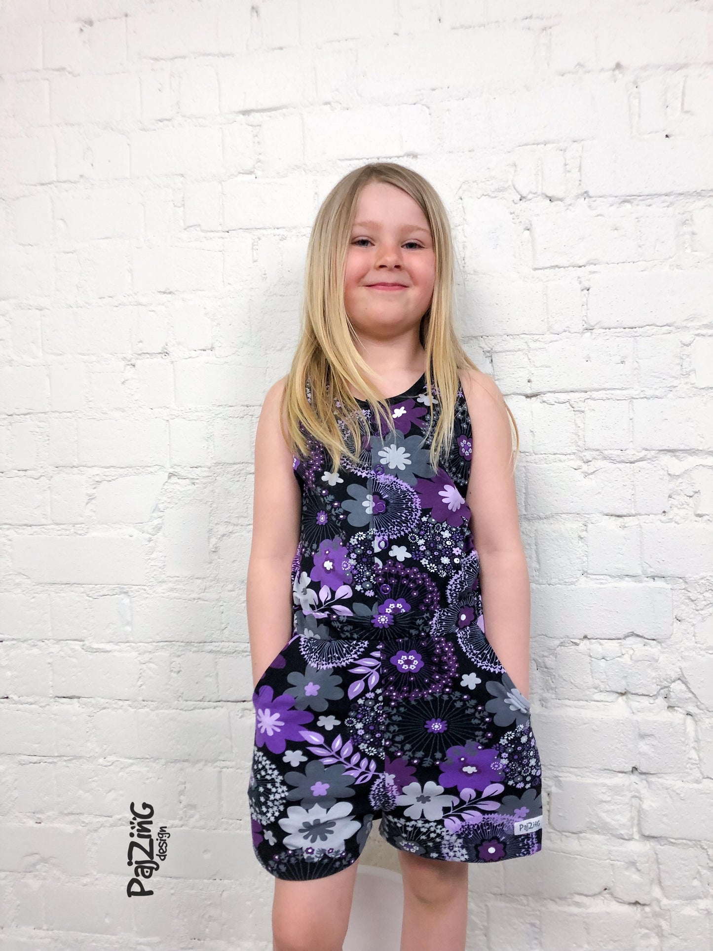 Lilla E Cutie Jumpsuit Strl 92-164 PDF-mönster
