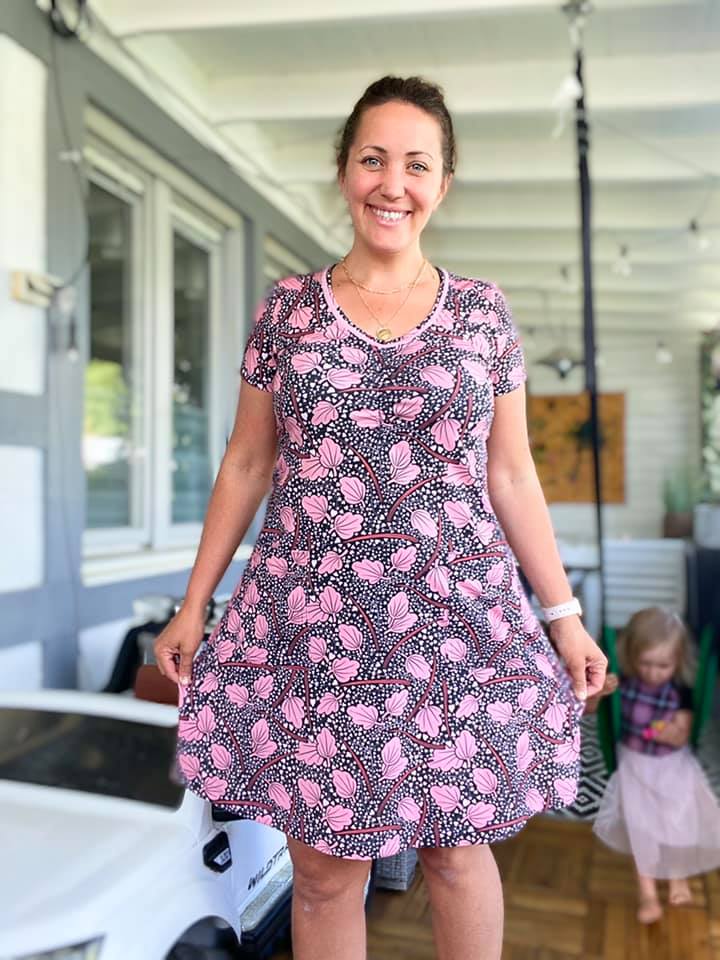 Perfect Plain Dress Strl 34-56 Pappersmönster