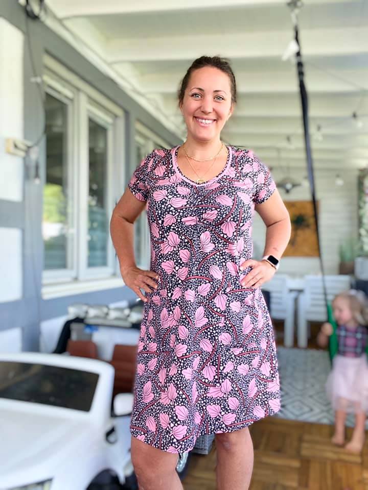 Perfect Plain Dress Strl 34-56 Pappersmönster
