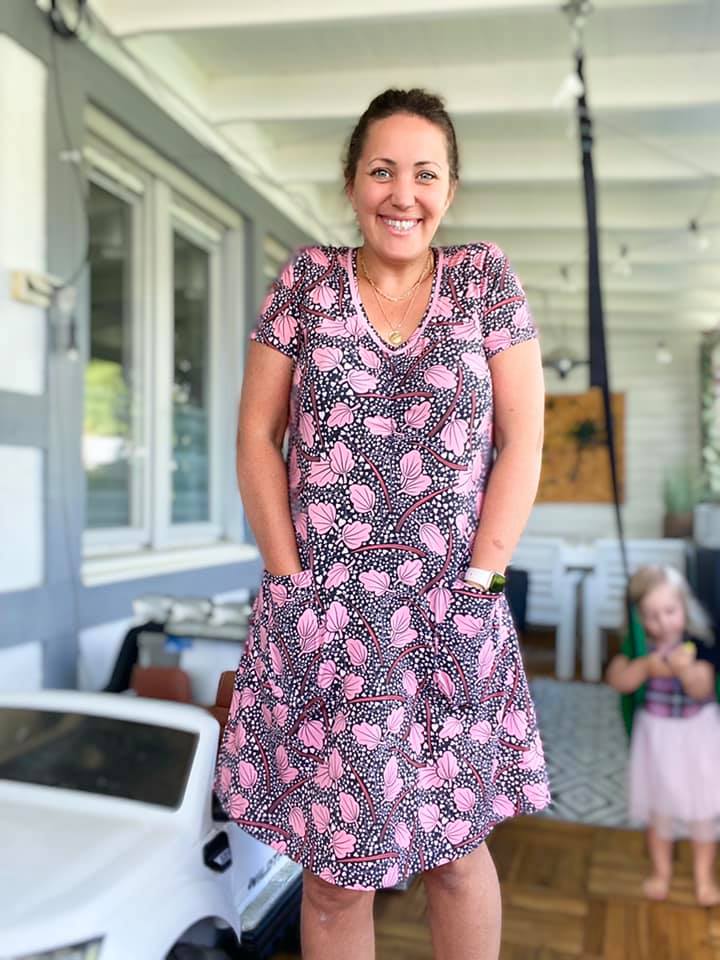 Perfect Plain Dress Strl 34-56 Pappersmönster