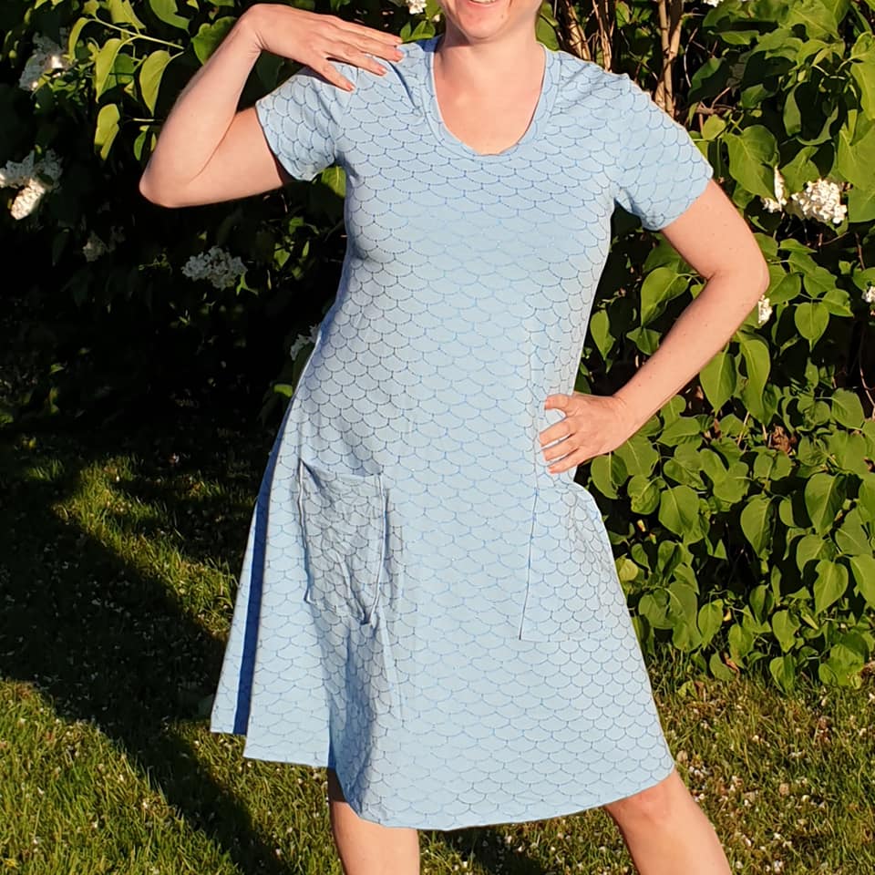 Perfect Plain Dress Strl 34-56 Pappersmönster