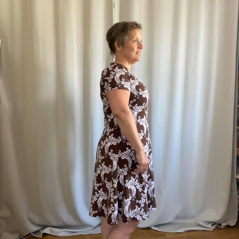 Perfect Plain Dress Strl 34-56 Pappersmönster