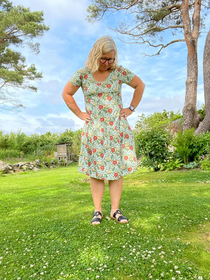 Perfect Plain Dress Strl 34-56 Pappersmönster