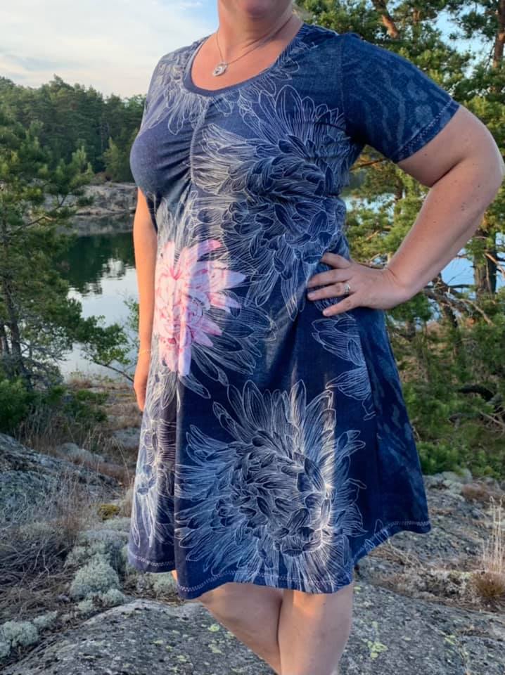 Perfect Plain Dress Strl 34-56 Pappersmönster