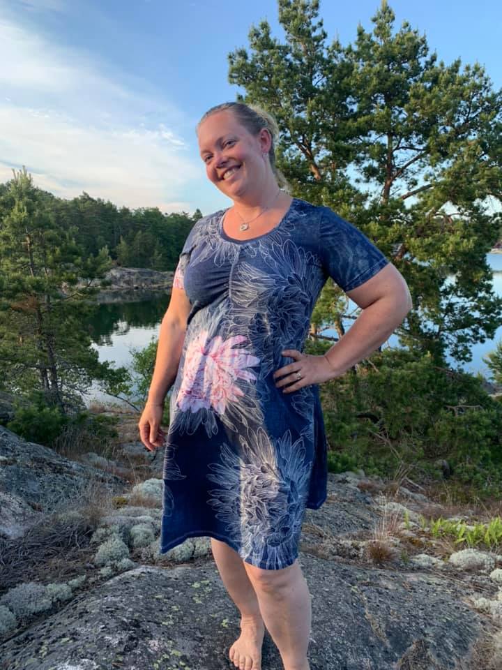 Perfect Plain Dress Strl 34-56 Pappersmönster
