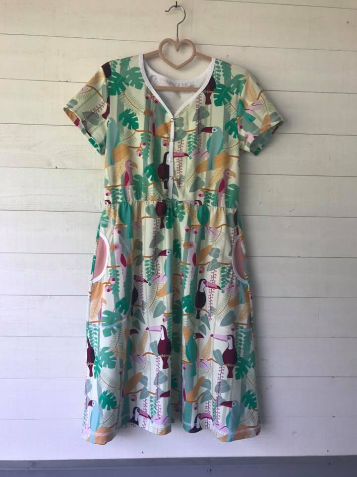 Granpa Tunic Dress strl 34-56 PDF-mönster