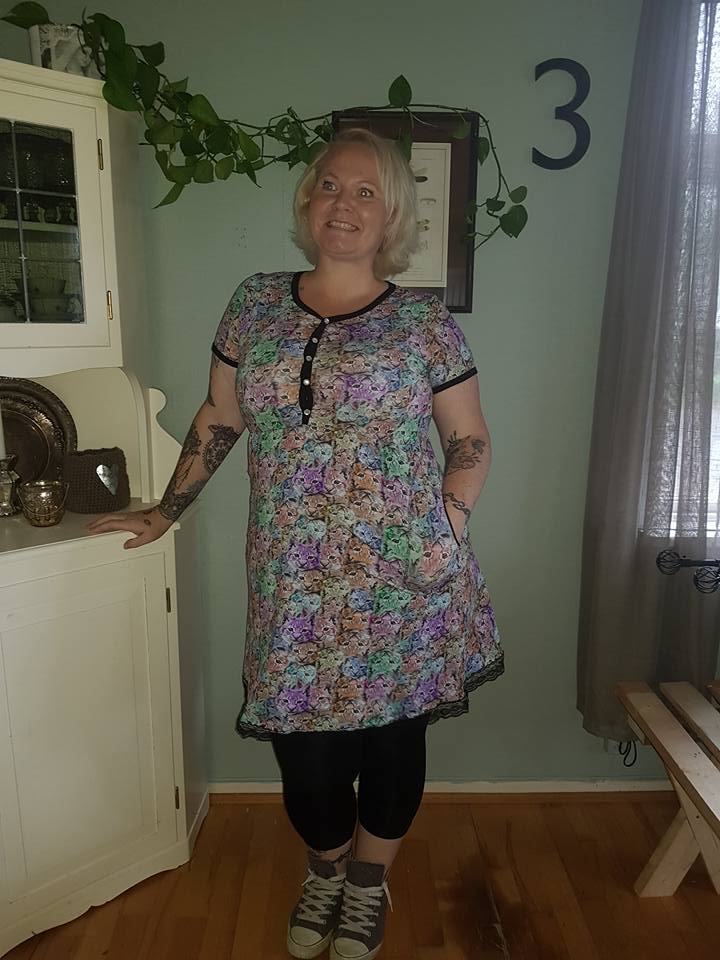 Granpa Tunic Dress strl 34-56 PDF-mönster