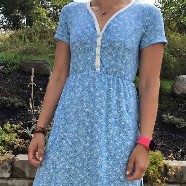 Granpa Tunic Dress strl 34-56 PDF-mönster