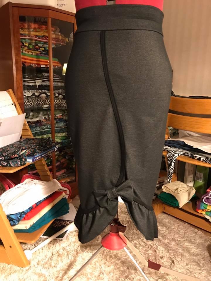 Flirt Skirt strl 36-50 PDF-mönster