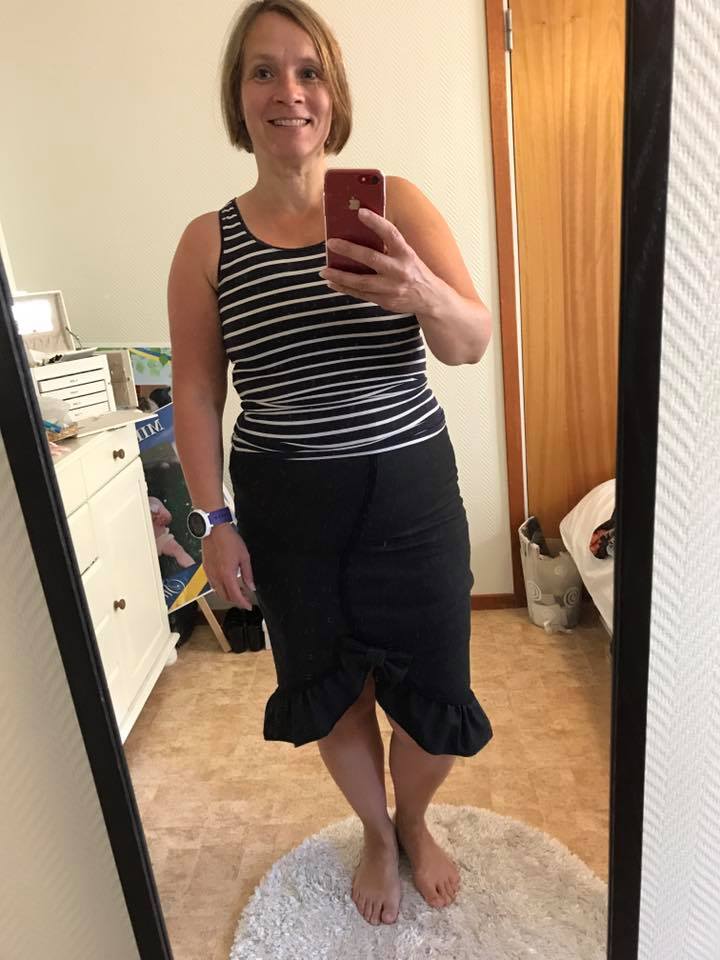 Flirt Skirt strl 36-50 PDF-mönster