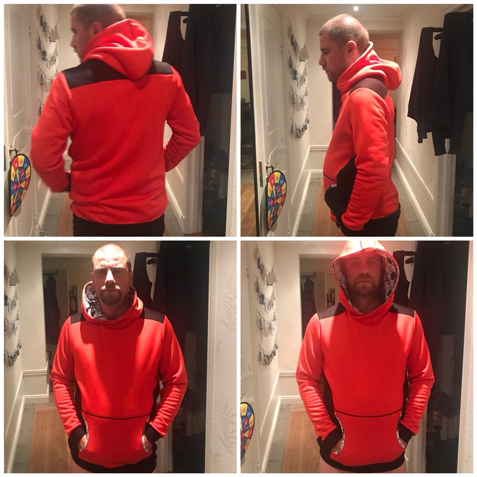 Hood Hunter strl XXS-XXXL Pappersmönster