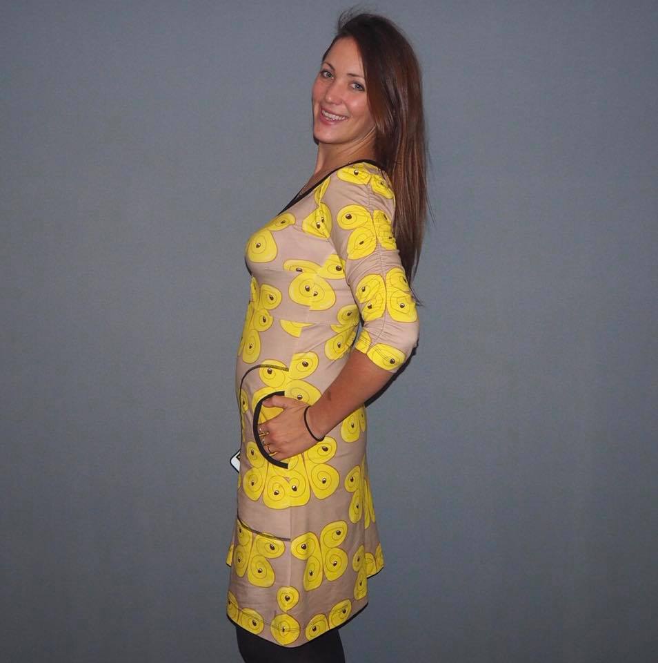 Power Sleeve Dress Strl 34-56 Pappersmönster