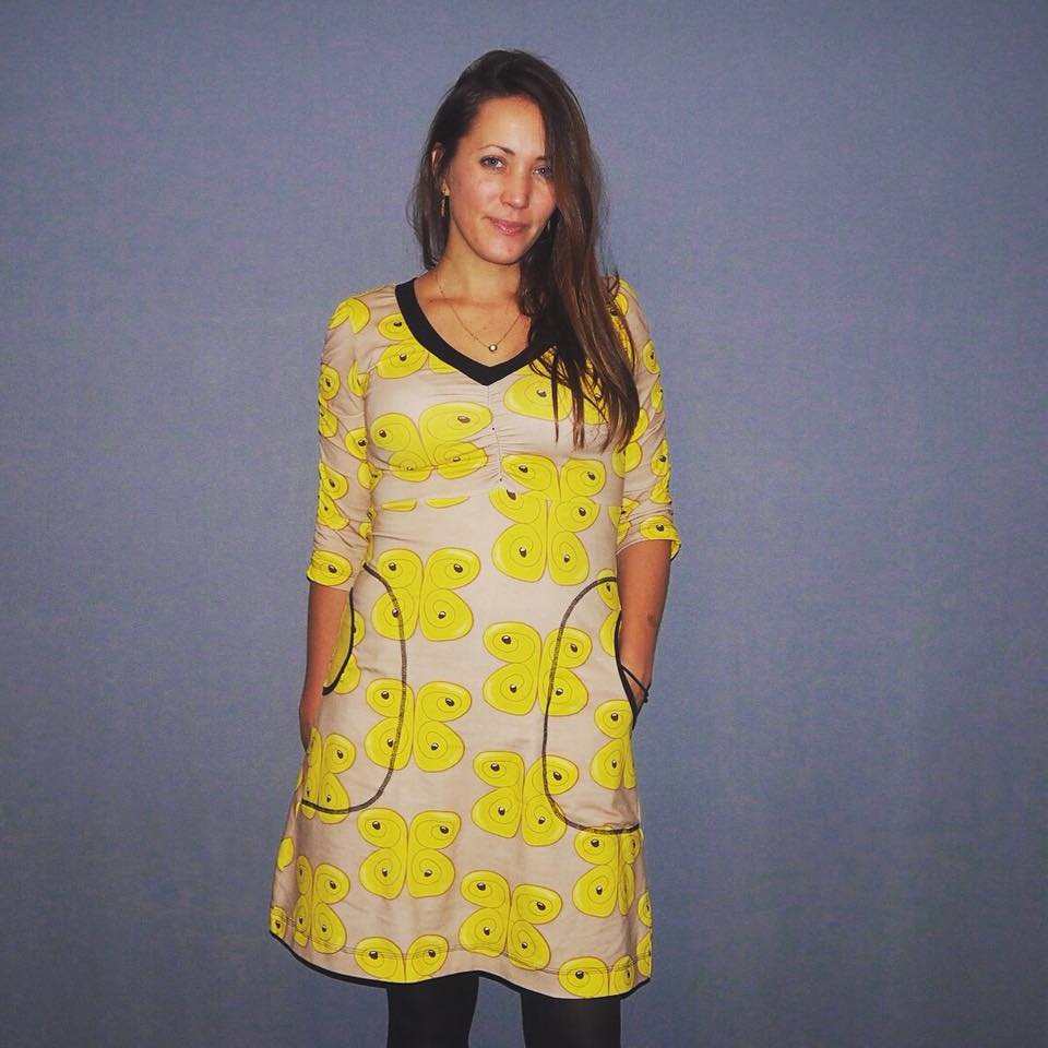 Power Sleeve Dress Strl 34-56 Pappersmönster