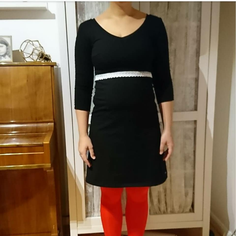 Power Sleeve Dress Strl 34-56 Pappersmönster