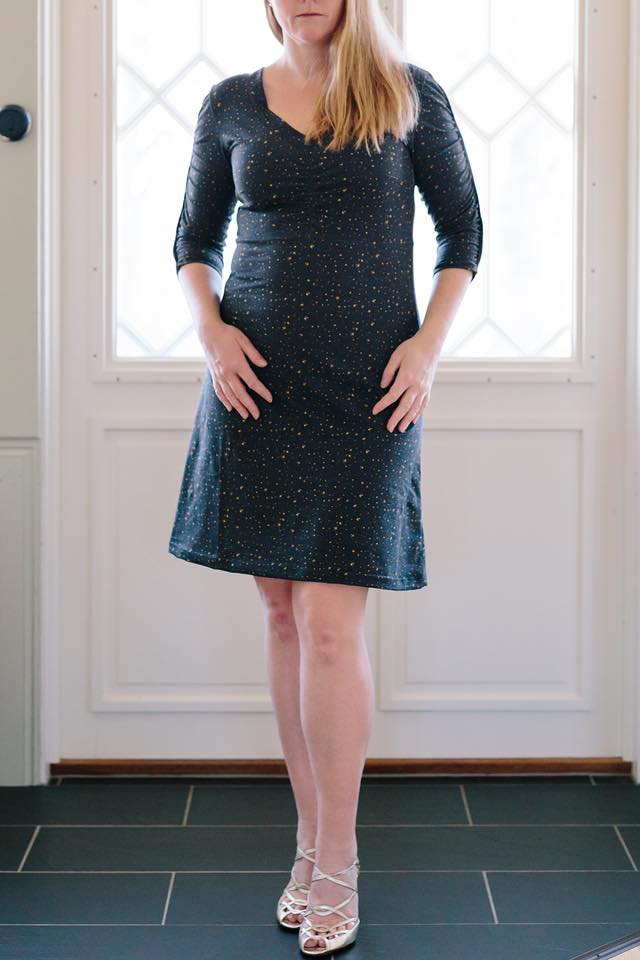 Power Sleeve Dress Strl 34-56 PDF-mönster