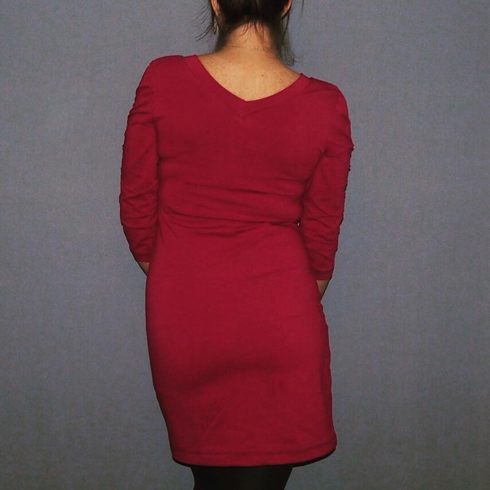 Power Sleeve Dress Strl 34-56 PDF-mönster