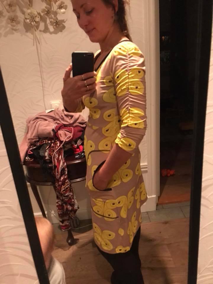 Power Sleeve Dress Strl 34-56 PDF-mönster