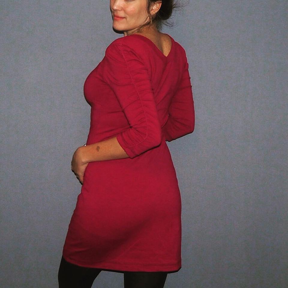 Power Sleeve Dress Strl 34-56 PDF-mönster