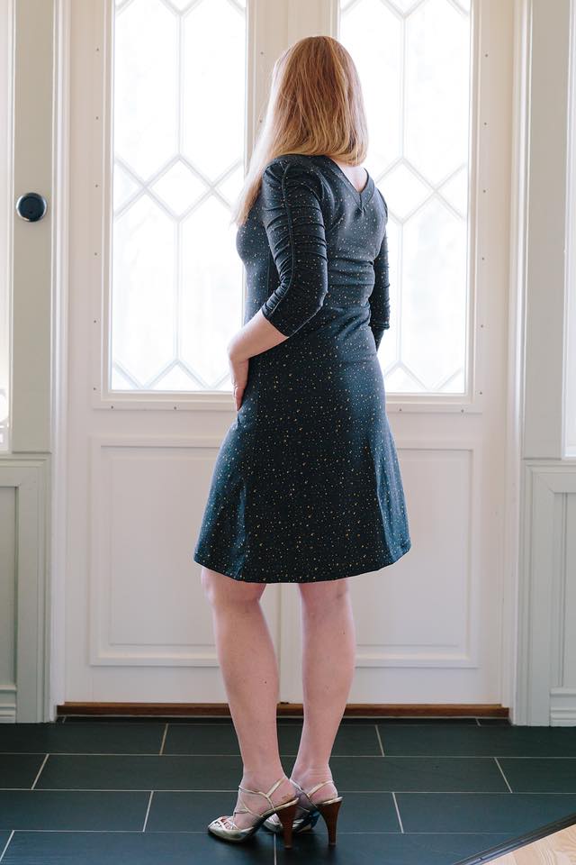 Power Sleeve Dress Strl 34-56 PDF-mönster