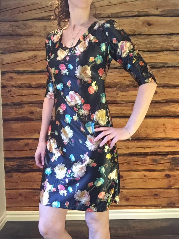 Power Sleeve Dress Strl 34-56 PDF-mönster