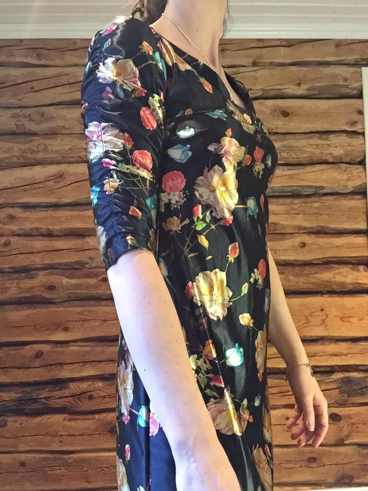 Power Sleeve Dress Strl 34-56 PDF-mönster