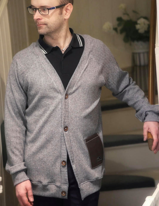 Those BaumwULLE Cardigans Herr Strl 2XS-5XL PDF-mönster