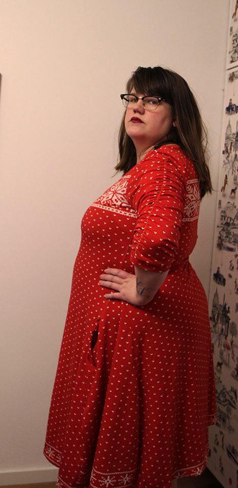 Power Sleeve Dress Strl 34-56 PDF-mönster