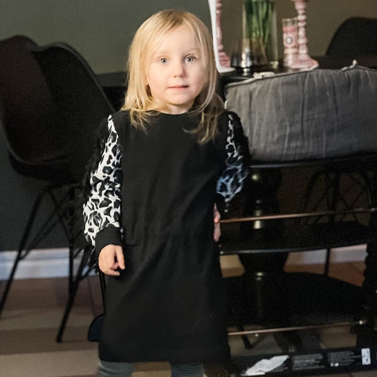 Fab Fringe Dress Strl 68-170 PDF-mönster