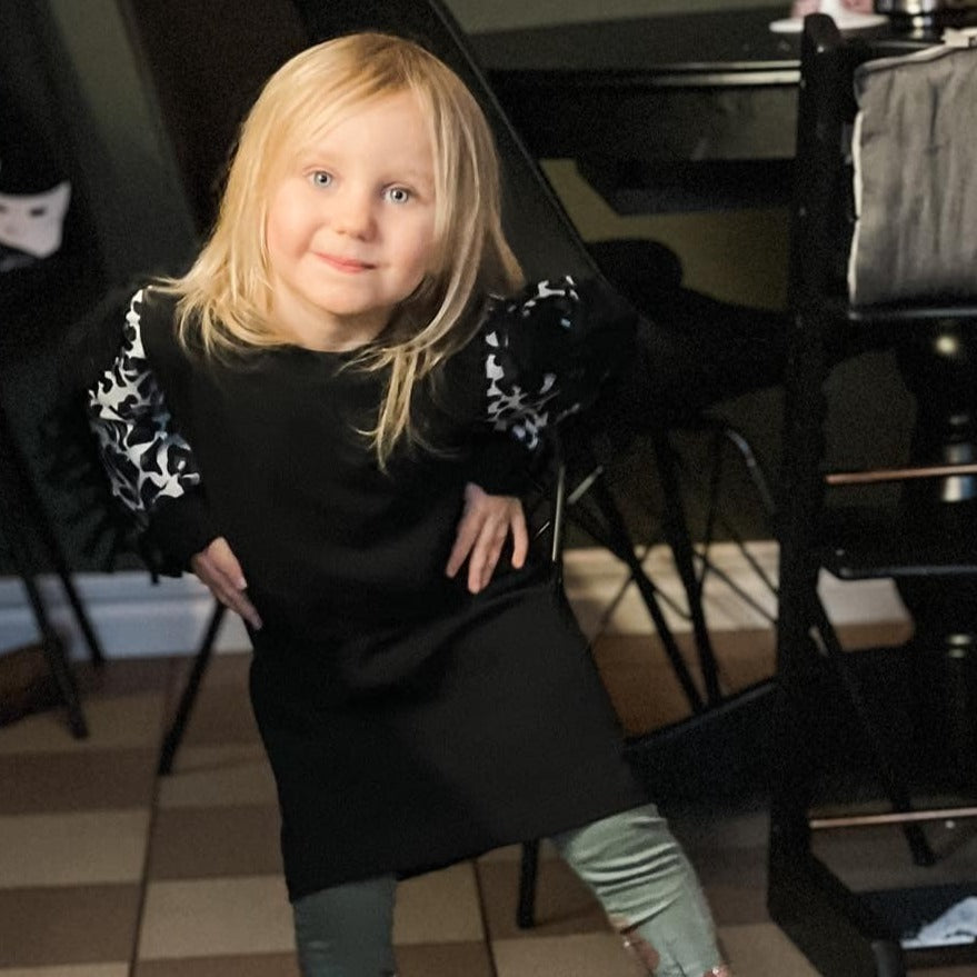 Fab Fringe Dress Strl 68-170 PDF-mönster