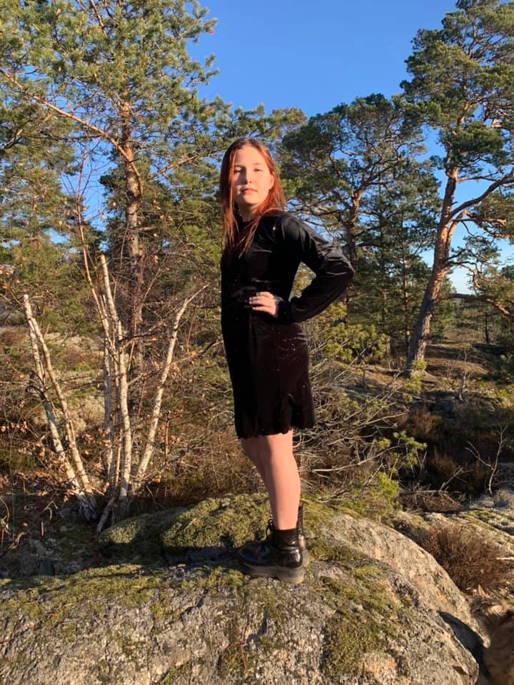 Fab Fringe Dress Strl 68-170 PDF-mönster